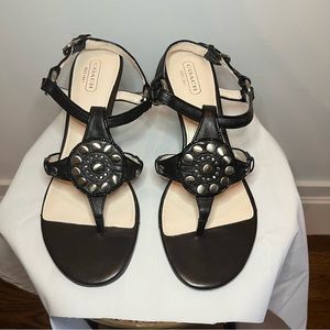 Coach wedge sandals